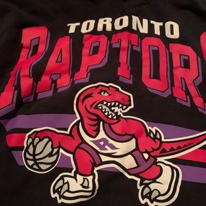 Toronto raptors mitchell n ness crew neck